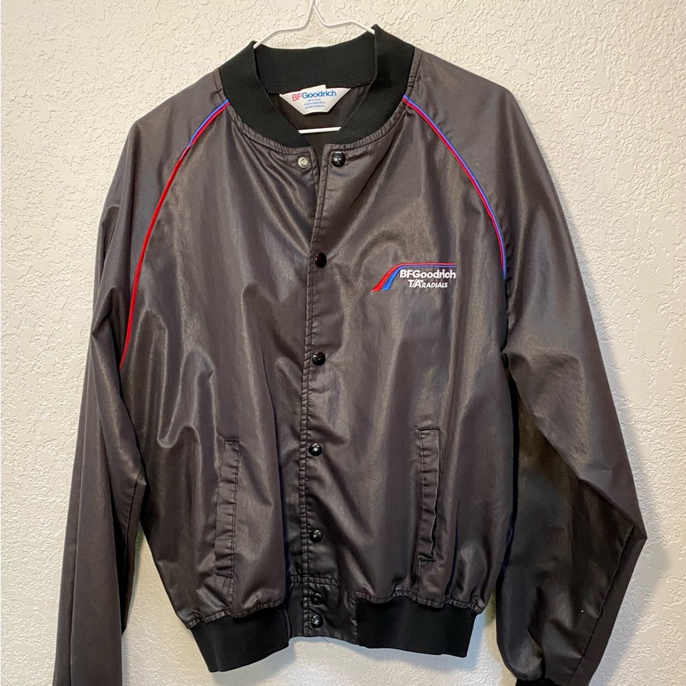 Vintage VTG Made in USA BF Goodrich T/A Radials Garage Jacket Men’s Size Large